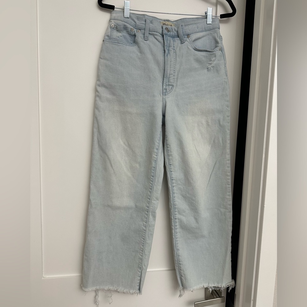 Madewell The perfect Vintage Wide Leg Crop Jeans - Size 28